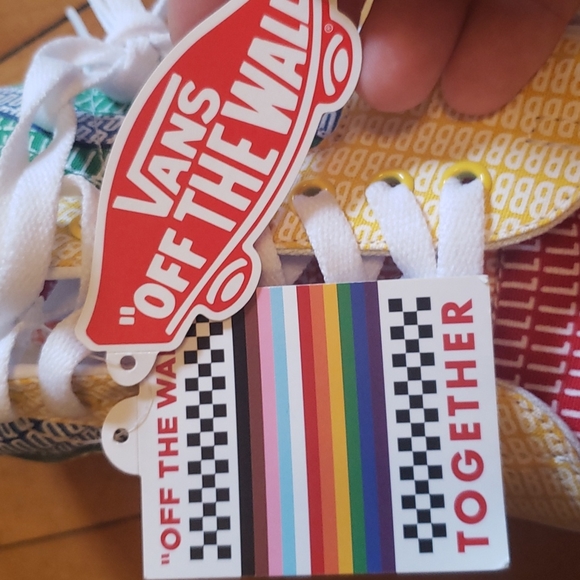 Vans SK8-MID (Pride) lgbtq Mens Skate shoe size 10.5 Womens size 12 - Picture 11 of 12